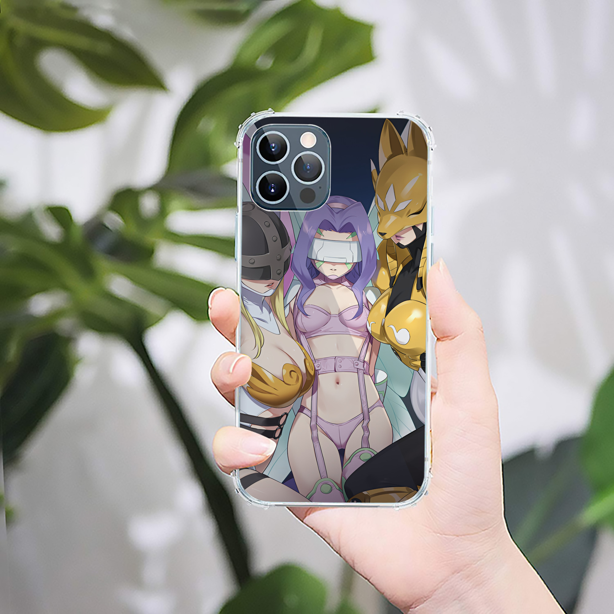 （画像用） Digimon デジタルモンスター/デジモン 【iPhone 12シリーズ対応】透明スマホケース（クリアソフトケース）